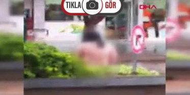 Antalya'da Sinir Krizi Geçiren Kadın Önce Araç Camlarını Kırdı Sonra Soyundu