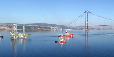 Aras Diller Platformu 1915 Çanakkale Köprüsü’nün Altından Geçiriliyor