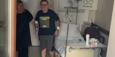 Ataşehir'de Koronavirüs Tedavisi Gören Babaya Vinç Sürprizi