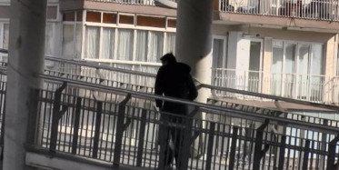 Avcılar'da Vatandaşı Kandıran Dilencinin Görüntüleri