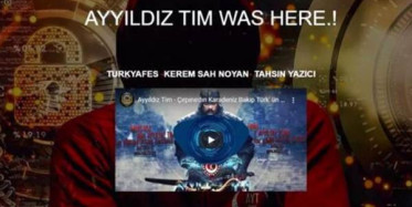 Ayyıldız Tim Yunan Bakanlığının Sitesini Hackledi