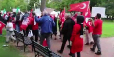 Beyaz Saray Önünde Barış Pınarı Harekatı'na Destek Gösterisi Düzenledi