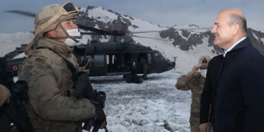 İçişleri Bakanı Süleyman Soylu Yüksekova'da Üs Bölgesinin Açılışını Yaptı