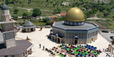 Balıkesir'deki Kudüs Camii'nde Bir Araya Gelenler İsrail'e Tepki Gösterdi