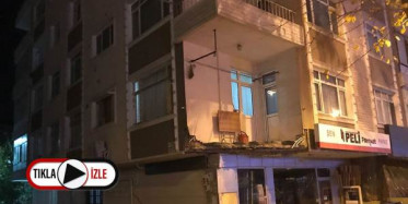 İstanbul'da Evin Balkonu Çöktü