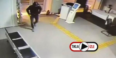 Camı Kırıp Bankaya Girdi