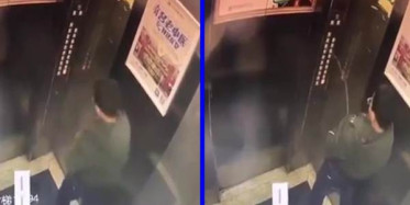 Tuvaletini Yaptığı Asansör Bozulunca Mahsur Kaldı!