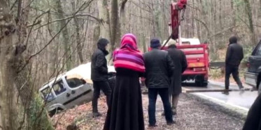 Belgrat Ormanı'nda Giriş Trafiğini Kilitleyen Kaza  