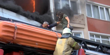Beyoğlu'nda Yangın Meydana Geldi