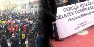 Boğaziçililer Kadıköy'de Eylem Yaptı