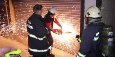 Bolu’da Minibüs Garajda Alev Aldı!