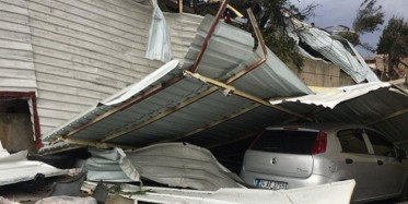 Bursa'da Hortum Sanayi Sitesini Dağıttı