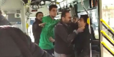 Bursa'da Özel Halk Otobüsünde Skandal