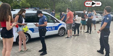 Caddebostan Sahili'nde Maske Takmayanlara Ceza Yağdı