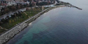 Caddebostan Sahili Kırmızıya Büründü!