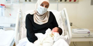 Çam ve Sakura Hastanesinde İlk Bebek Dünyaya Geldi