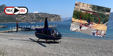 Marmaris'te Plaja Helikopterle İnen Pilottan Pişkin Sözler: Havacılığa Aşığız, Her Yere İneriz