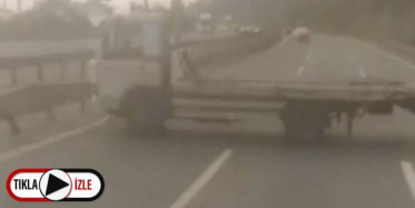 Çekici Sürücüsü Dehşet Saçtı!