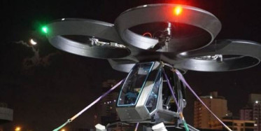 Türkiye'nin Uçan Arabası Cezeri Havalandı