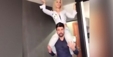 Ciciş Esra, Taha'nın Omzuna Çıktı Ve...
