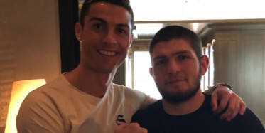 Cristiano Ronaldo ile Khabib Nurmagomedov’un Samimi Görüntüleri