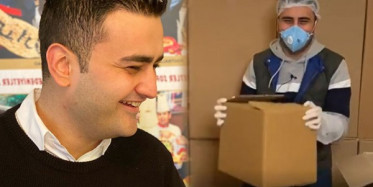 CZN Burak, İhtiyaç Sahiplerine Yardım Kolisi Dağıttı