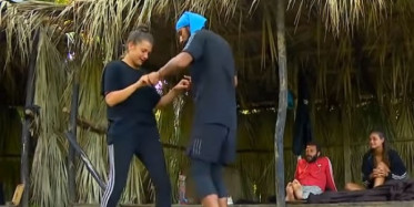 Nisa ve Yasin Pirinç Dansı Etti