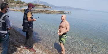 Datça’da Denize Giren Vatandaşa Para Cezası Uygulandı