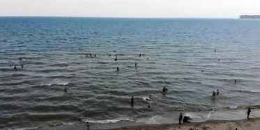 İstanbullular Denize Akın Etti