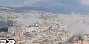 İzmir'de Deprem Sonrası Birçok Bina Çöktü