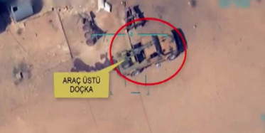 Milli Savunma Bakanlığı Doçka'nın Vurulma Anını Yayınladı