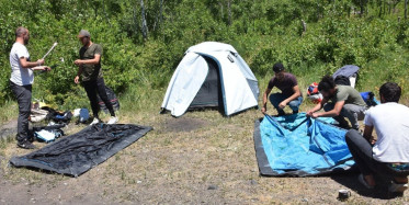 Doğasıyla Görenleri Büyüledi! Nemrut Krater Gölü Kampçıların Uğrak Noktası Oldu