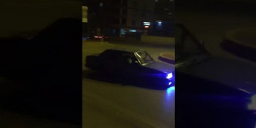 Drift Yaparken Polise Yakalanmak