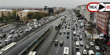 Yasak Öncesi İstanbul'da Trafik Yoğunluğu