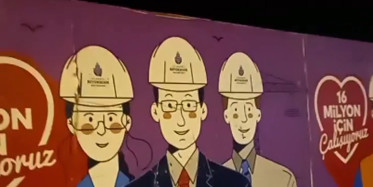 Hizmet Belediyeciliği Değil Reklam Belediyeciliği! İstanbul'daki Çalışma Panolarında Bir Değil Onlarca İmamoğlu Var