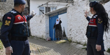 Emeti Nine'den Jandarmaya Teşekkür