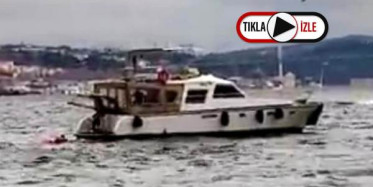 Eminönü'nde Denize Atlamıştı! Kurtarılış Anları Kamerada