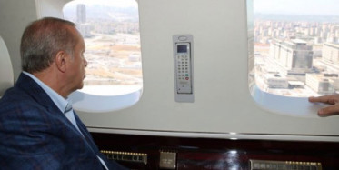 Cumhurbaşkanı Erdoğan, Hastaneleri Havadan Gözlemledi