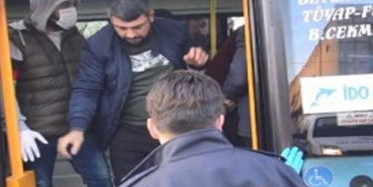 Esenyurt'ta Minibüs Şoförleri Kurala Uymadı