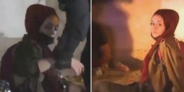 Filistinli Kızdan İsrail Askerine Sert Sorular