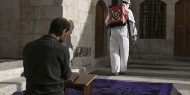 Fırat Kalkanı Bölgesinde Camiler Dezenfekte Ediliyor