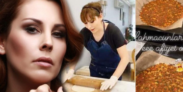 Funda Arar Canlı Yayında Lahmacun Yaptı