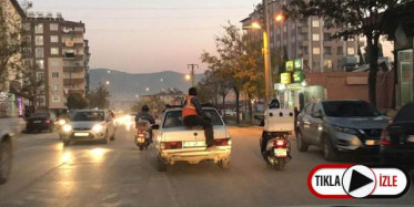 Hatay'da Vatandaşın Bagajda Yolculuğu Kamerada