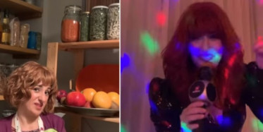 Gizem İnternetten Parti Verdi