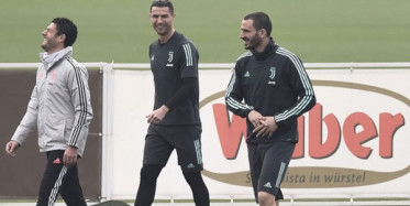 Juventus'da Neşeli Antrenman