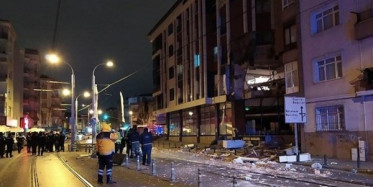Güngören'deki Doğal Gazın Patlama Anı Kameralara Yansıdı