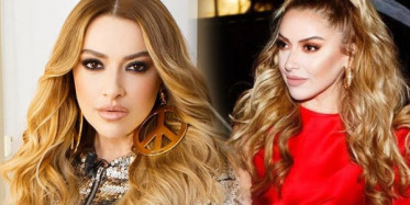 Hadise, Kırmızı Yılbaşı Elbisesi İle Herkesi Büyüledi