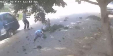 Hafter Milislerinin Sivillere Saldırı Anı Kameralara Yansıdı