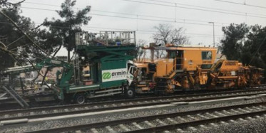 Halkalı-Gebze Banliyö Hattında Test Sürüşü Yapan İki Demir Yolu Aracının Çarpışma Görüntüleri