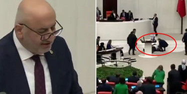 Hasan Bitmez kalp krizi geçirip Meclis kürsüsünde yere yığıldı: O anlar kameralara yansıdı